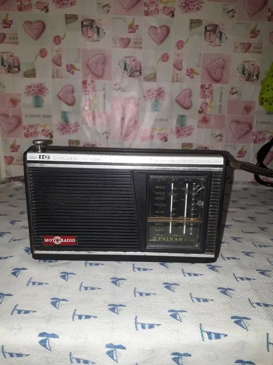 Rádio Portátil Antigo Moto Radio