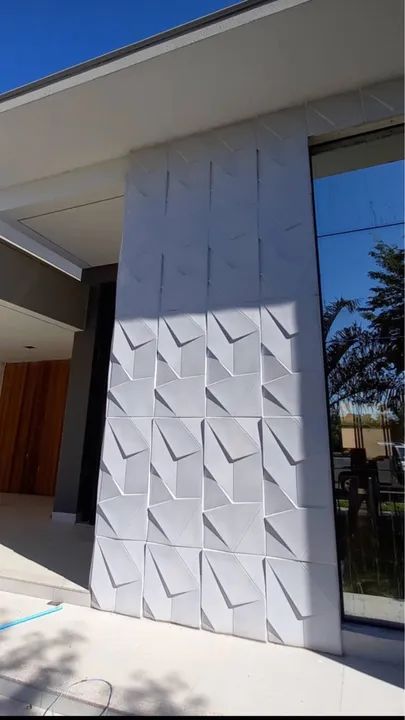 Revestimento 3D para sua casa! Revestimento cimenticio 3D - Foto 4