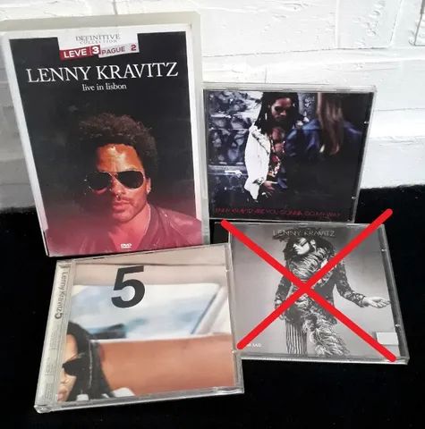 Coleção Lenny Kravitz 2 Cds + 1 Dvd