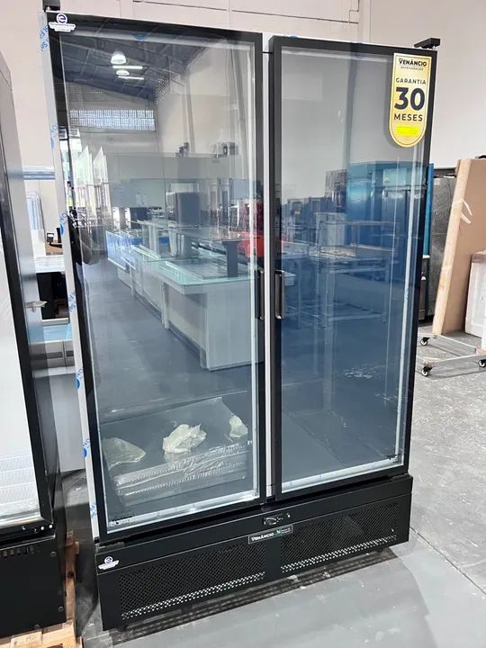 Geladeira expositora 2 portas para resfriados - 30 meses de garantia - pronta entrega 