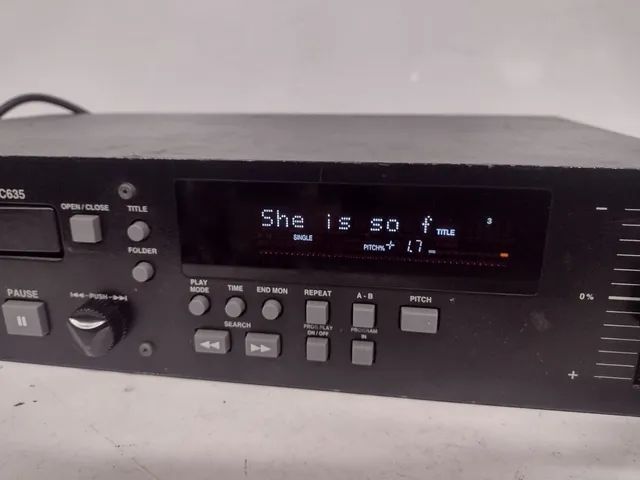 Toca cd player profissional denon