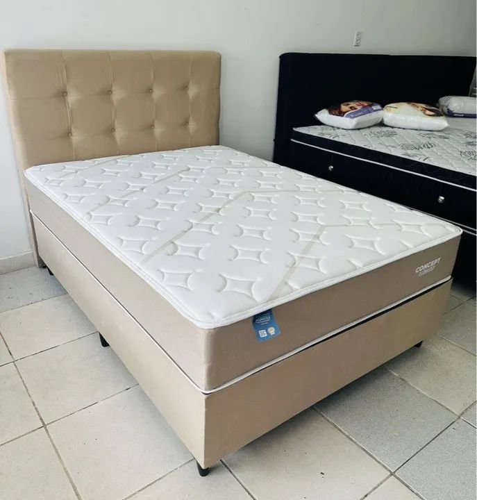 Cama de Casal Molas Ensacadas 