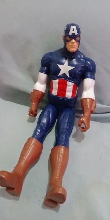 Boneco Capitão América para brincar ou coleção - Foto 5