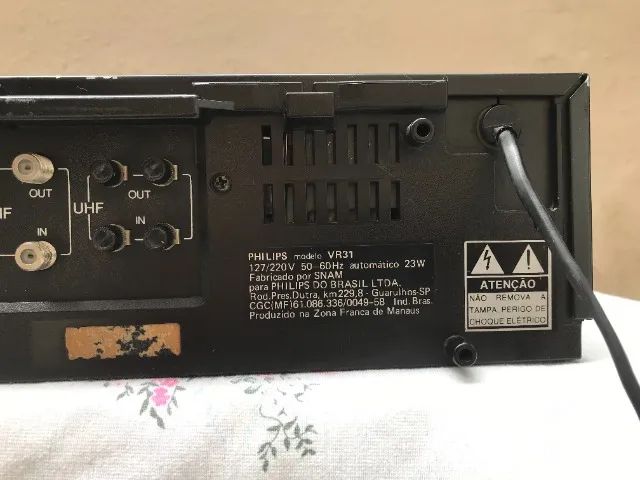 Vídeo Cassete - K7 - Philips - VR 31 - Antiguidade - Funcionando - Foto 5