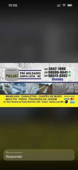 Manilhas em concreto - Foto 2