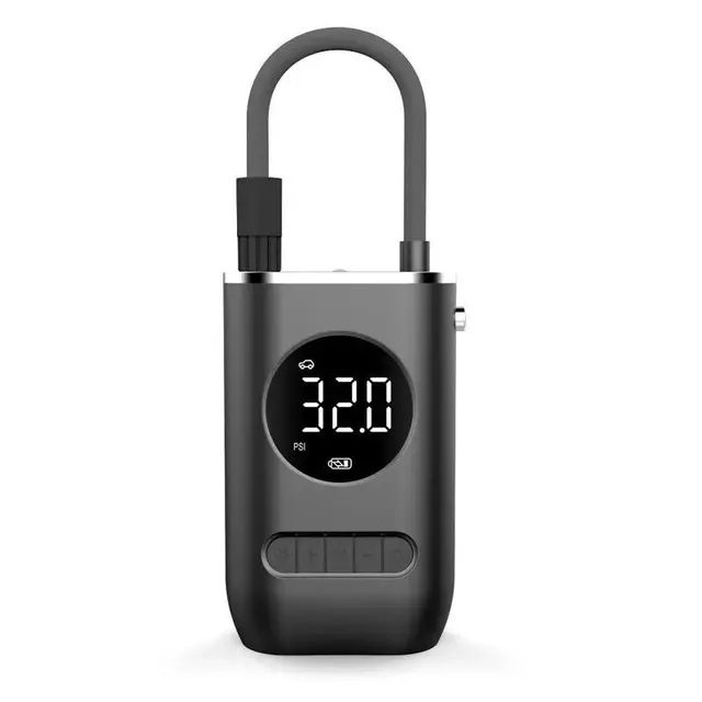 Bomba para Encher Pneu Automática Recarregável Portátil Carro, Bicicleta e bola Leo Shop - Foto 2