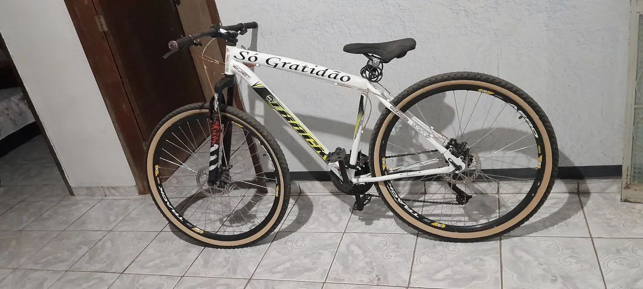 Bicicleta track Bike Só Gratidão