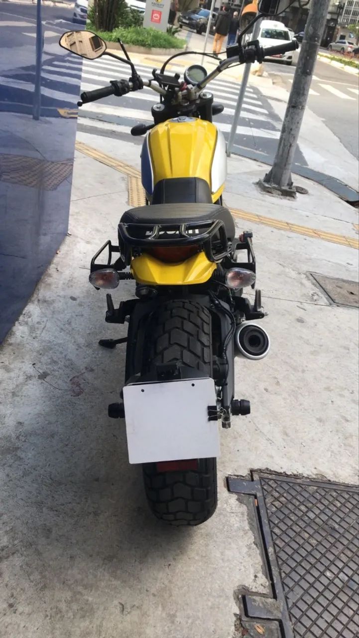 DUCATI SCRAMBLER ICON 800 ANO 2016 APENAS 5.000KM - Foto 4