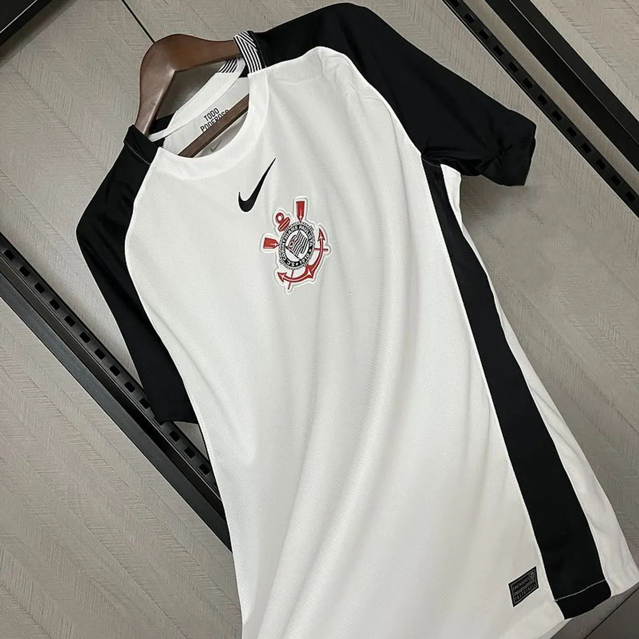 Camisa Futebol Corinthians 2025/26 - Home Branca Lançamento - Foto 2