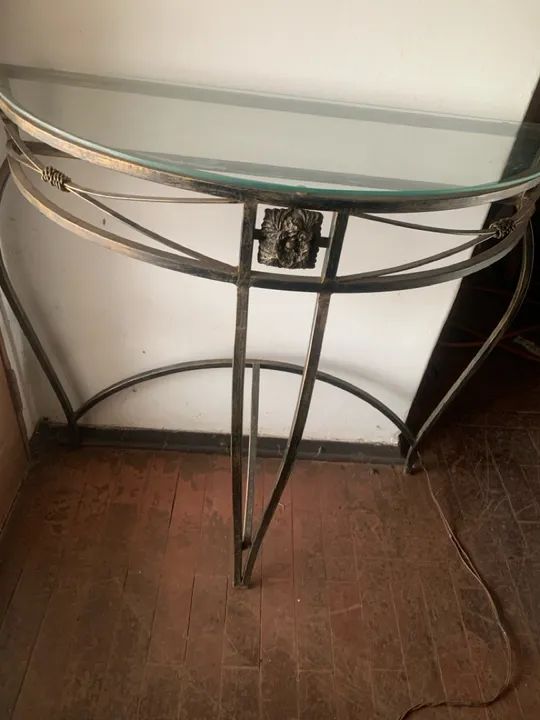 Espelho com Mesa de Apoio em Ferro aparador - Foto 3