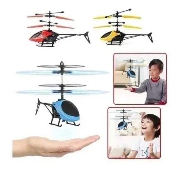 Helicóptero Voador Com Controle Remoto / Aeronave Que Acende A Mão - Foto 3