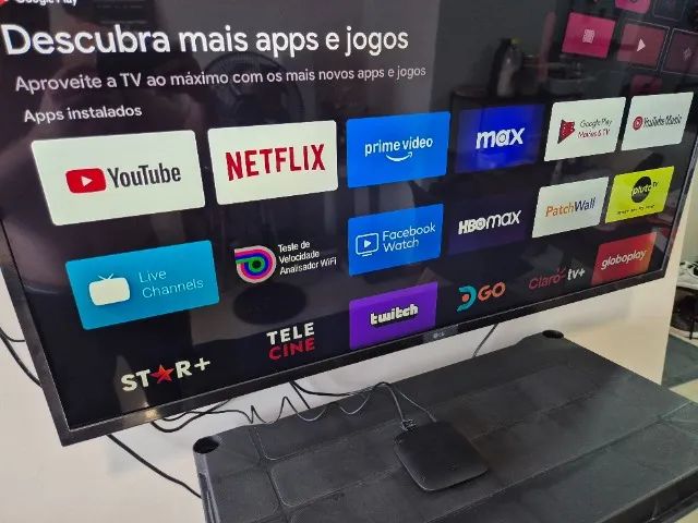 TV Box Xiaomi Mi Box TV 4K com Android TV e Controle Remoto com microfone - Foto 4