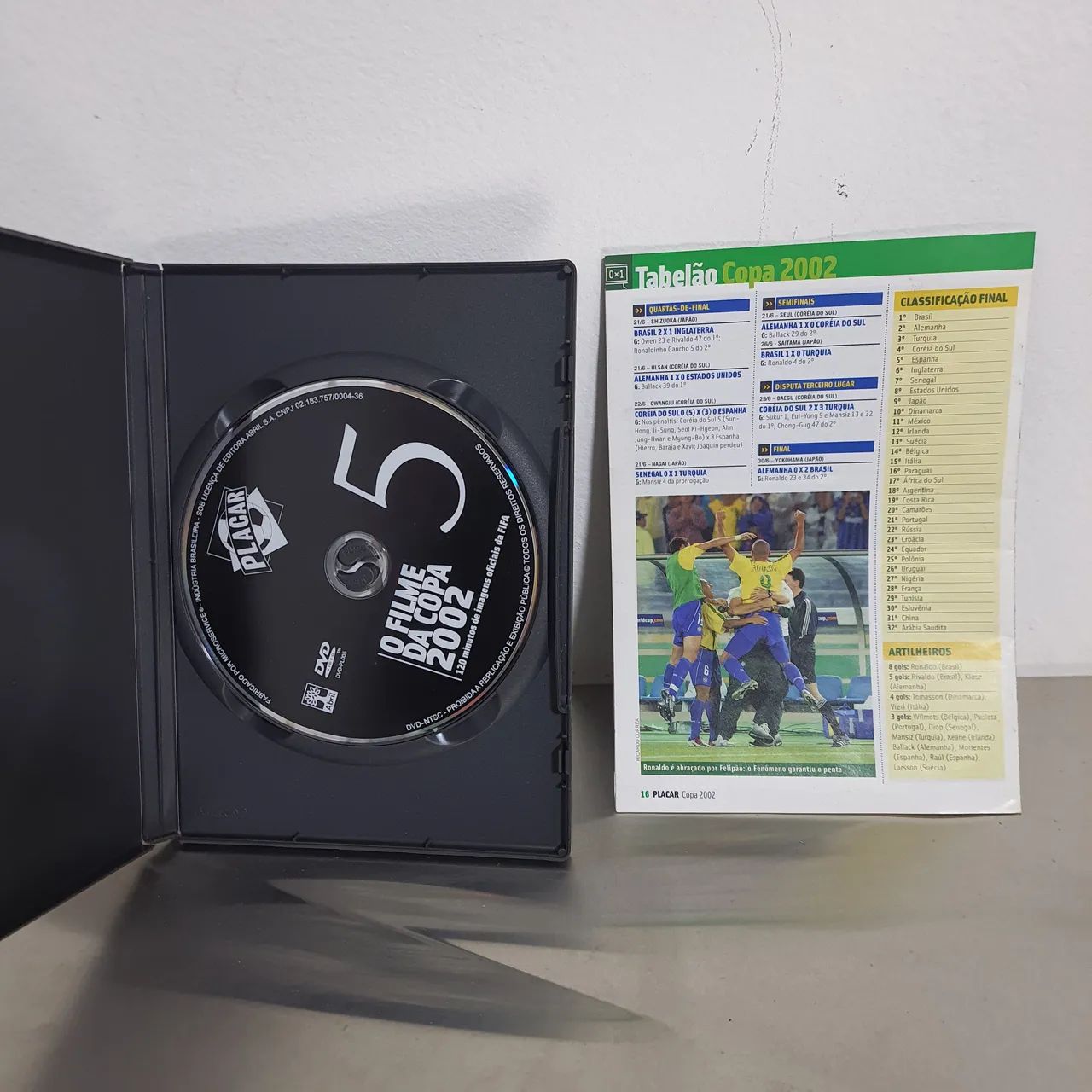 DVD O Filme da Copa 2002 - Nunca usado e COMPLETO - Foto 5