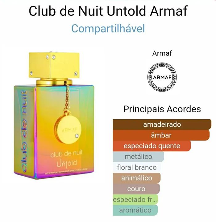 Perfume Árabe Clube De Nuit Untold Eau de Parfum 105ml - Foto 3