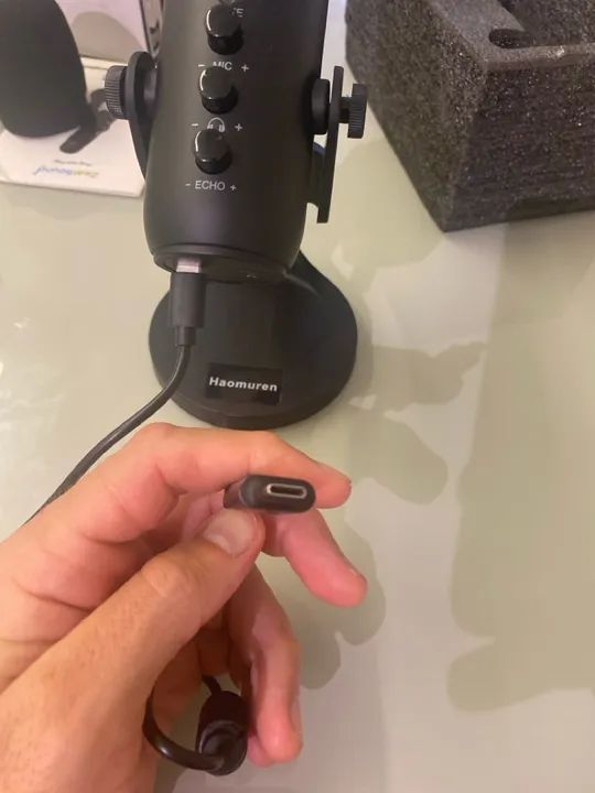 Microfone condensador haomuren - Foto 4