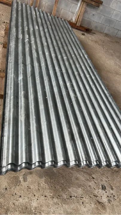 Chapas de Telhado Galvanizadas 3,00x1,00 3,00x1,20 2,00x1,20 