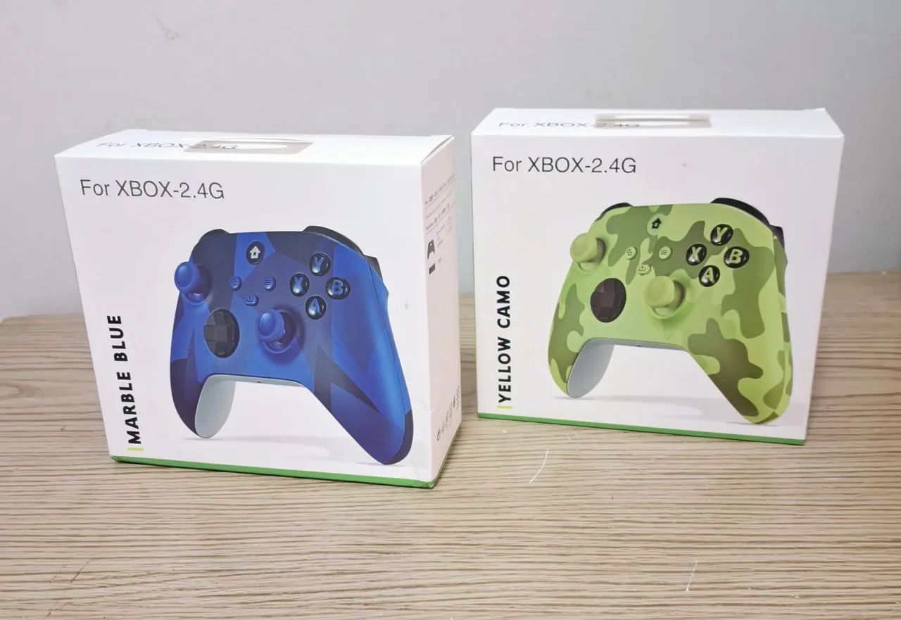 Promoção Controle 2.4G Xbox Series Camuflado Para PC Novo( ACEITO CREDISHOP)