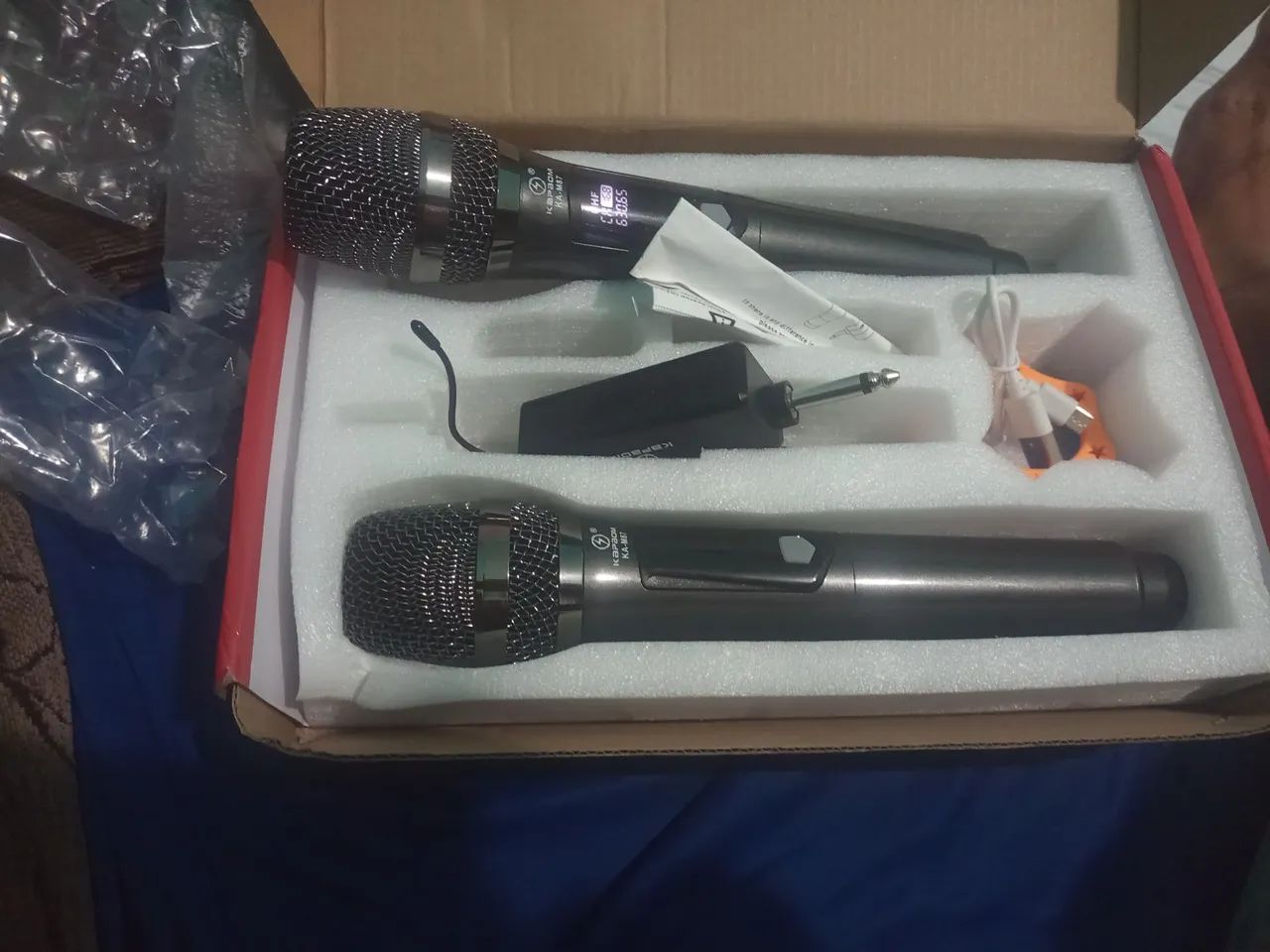 Microfones sem Fio Profissionais - Kit Completo! - Foto 4