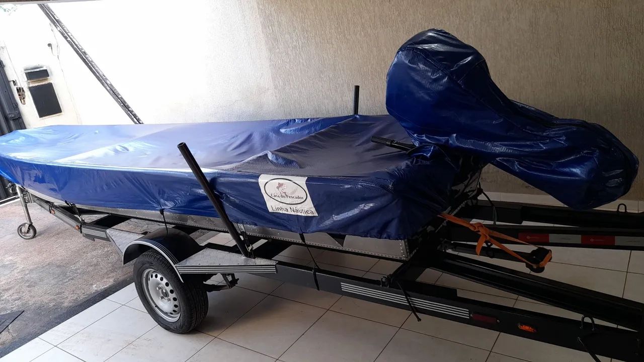 Barco Marreco 55m Mercury 30h berço Bandeirantep - Foto 8