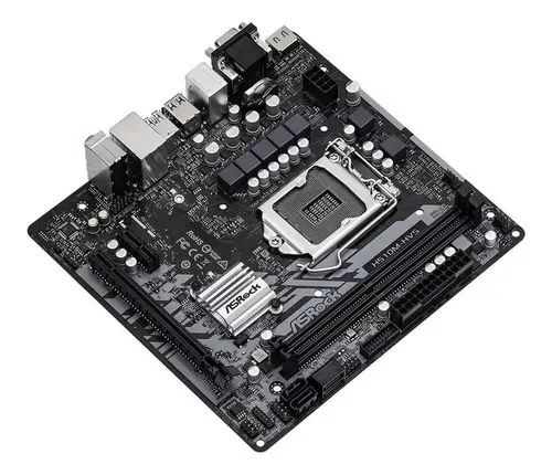 Placa Mae ASRock H510M-HVS R2.0, DDr4 10ªe 11ª Geração Intel - Loja Coimbra Computadores - Foto 4