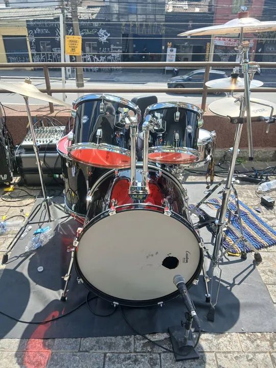Bateria Ludwing Accent (shellpack) - Foto 4