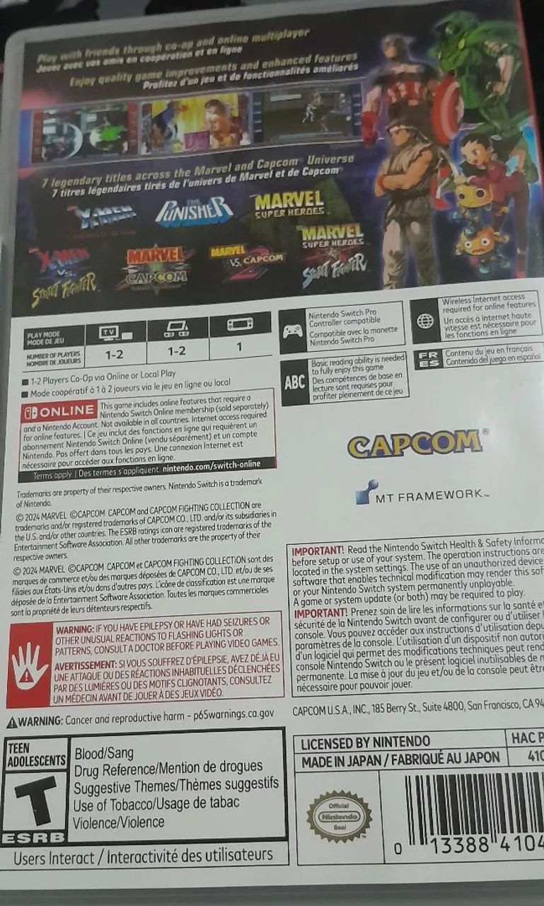Marvel vs Capcom Collection Nintendo Switch  - Foto 2