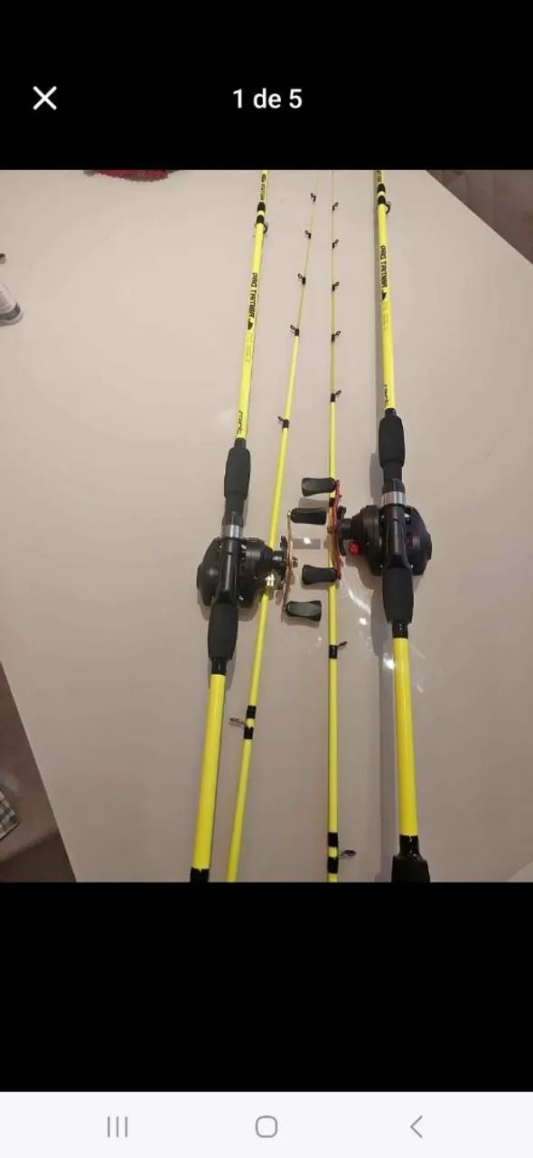 Varas de Pesca Profissional - Conjunto Completo