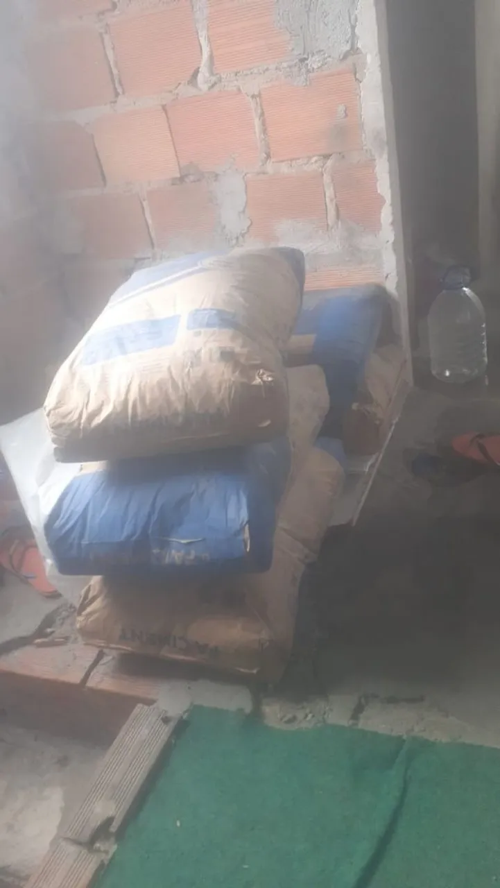 Sacos de cimento para construção
