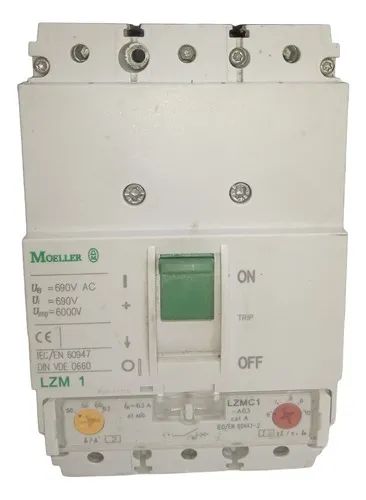  Disjuntor Caixa Moldada Moeller Lzm1 Lzm51 25a