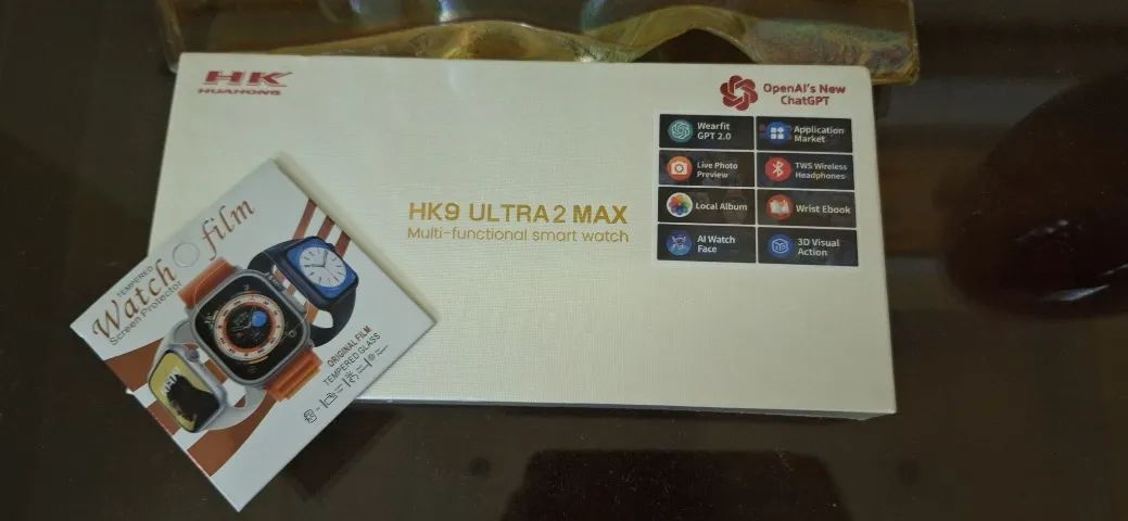 Smartwatch HK9 Ultra 2 Max Novo Lacrado