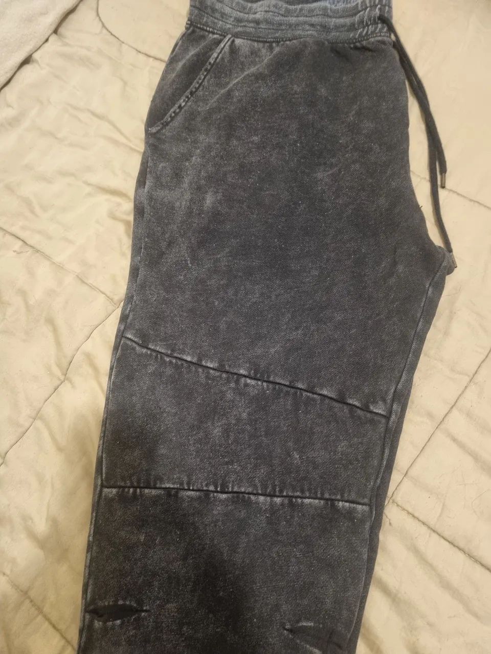 Calça de Moletom Cinza Despojada - Foto 2