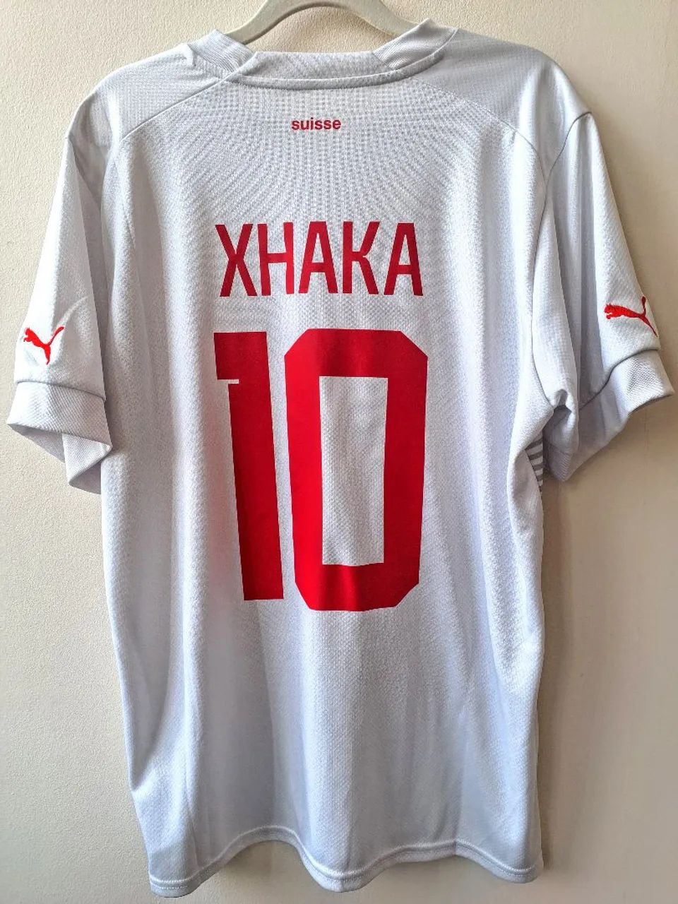 Camisa original Suíça #10 Xhaka - Foto 3