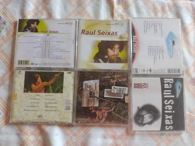 Raul Seixas 2 Kits de Cds Diversos (Leia o Anuncio) Kit 1 3 Cds e Kit 2 4 Cds