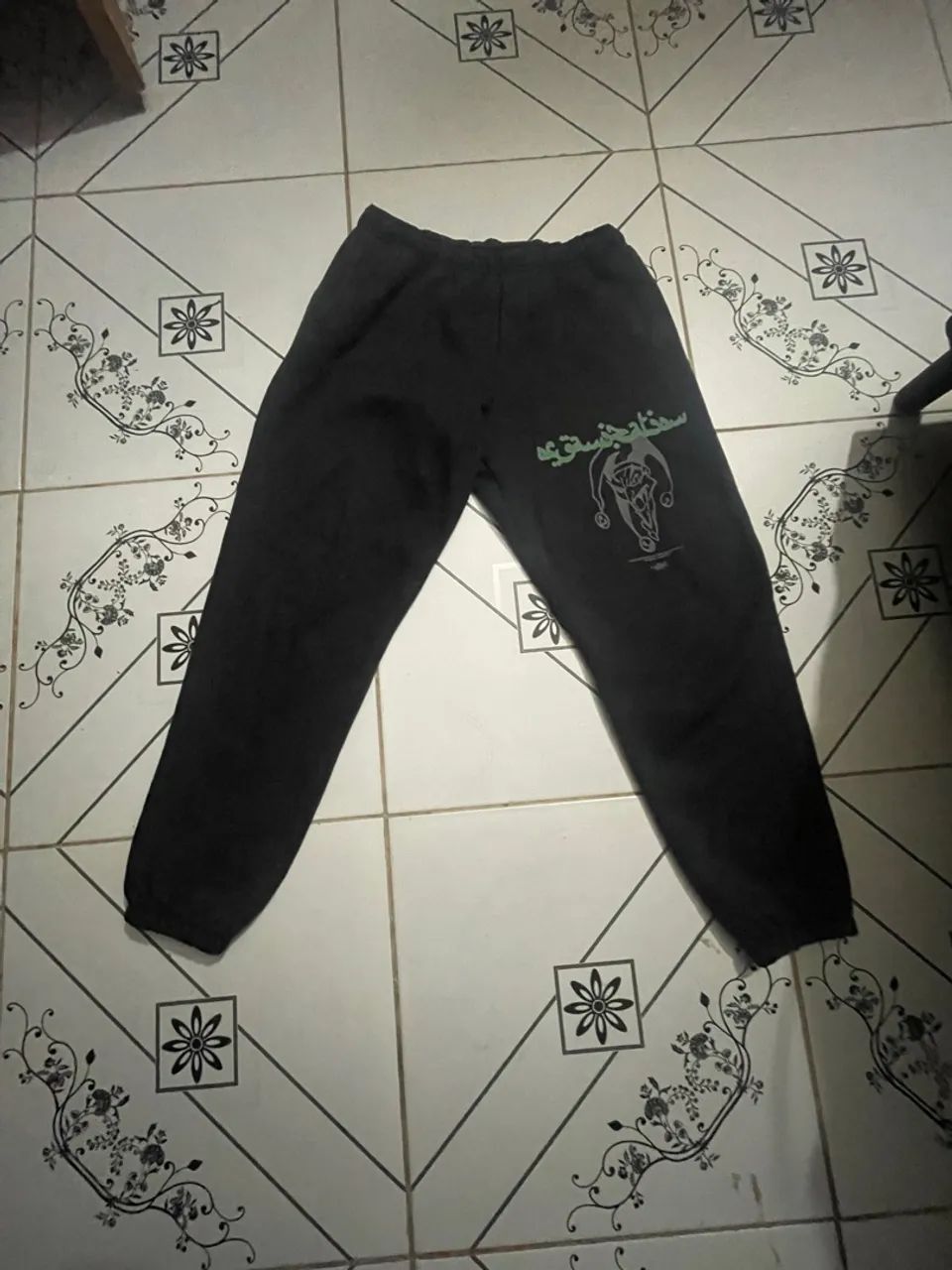 Calça de Moletom Preta com Estampa sufgang - Foto 2