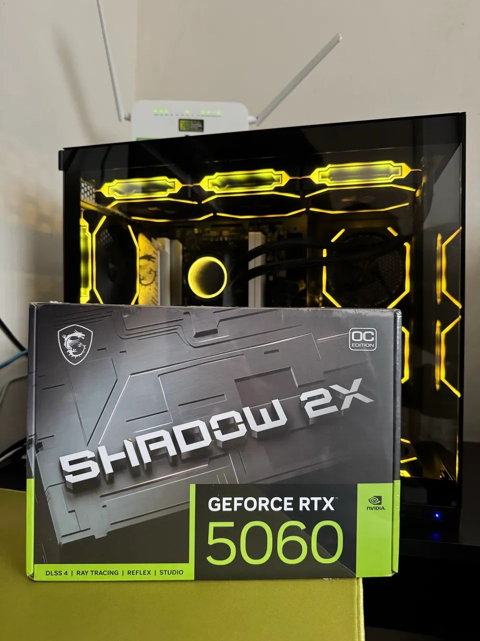 Placa de vídeo RTX 5060 8gb OC Shadow MSI LACRADA