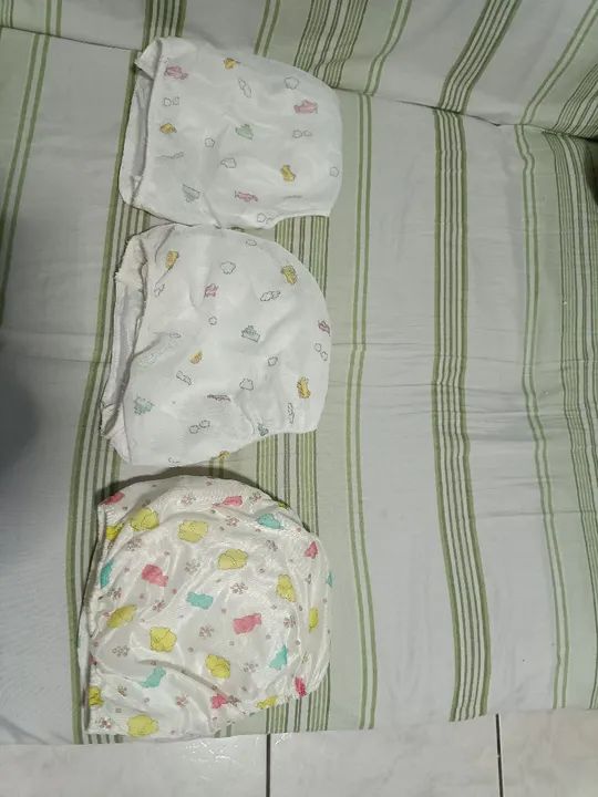 Fraldas de pano para bebê - 3 peças - Foto 4