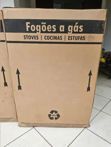 Fogão Inox 4 Bocas Mesa de Vidro Venax Gaudi (NOVO) - Foto 2