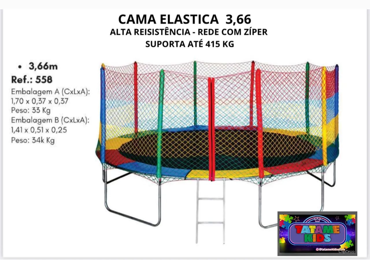PULA PULA - CAMA ELÁSTICA DIVERSOS TAMANHOS A PRONTA ENTREGA  - Foto 2