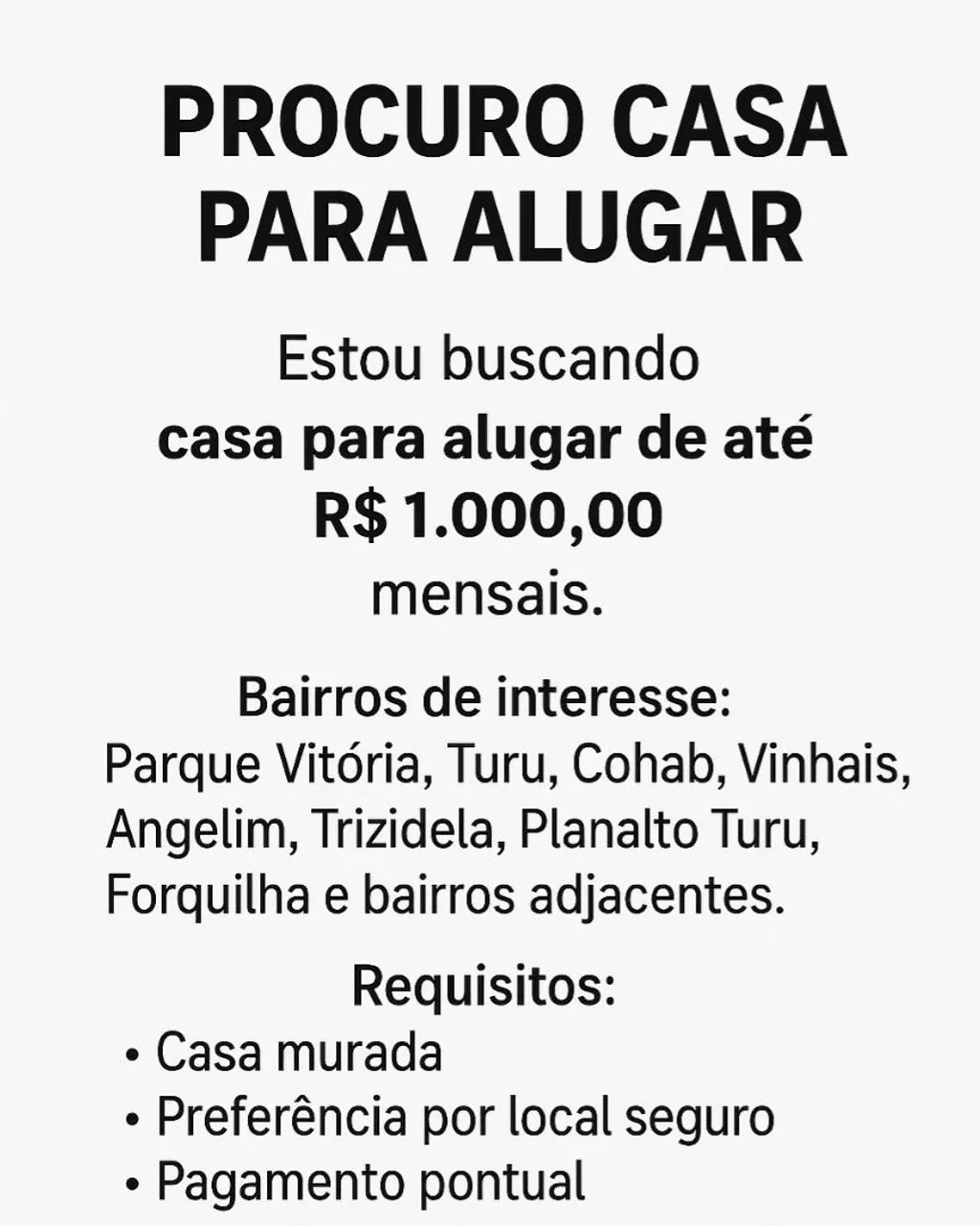 Casa para alugar
