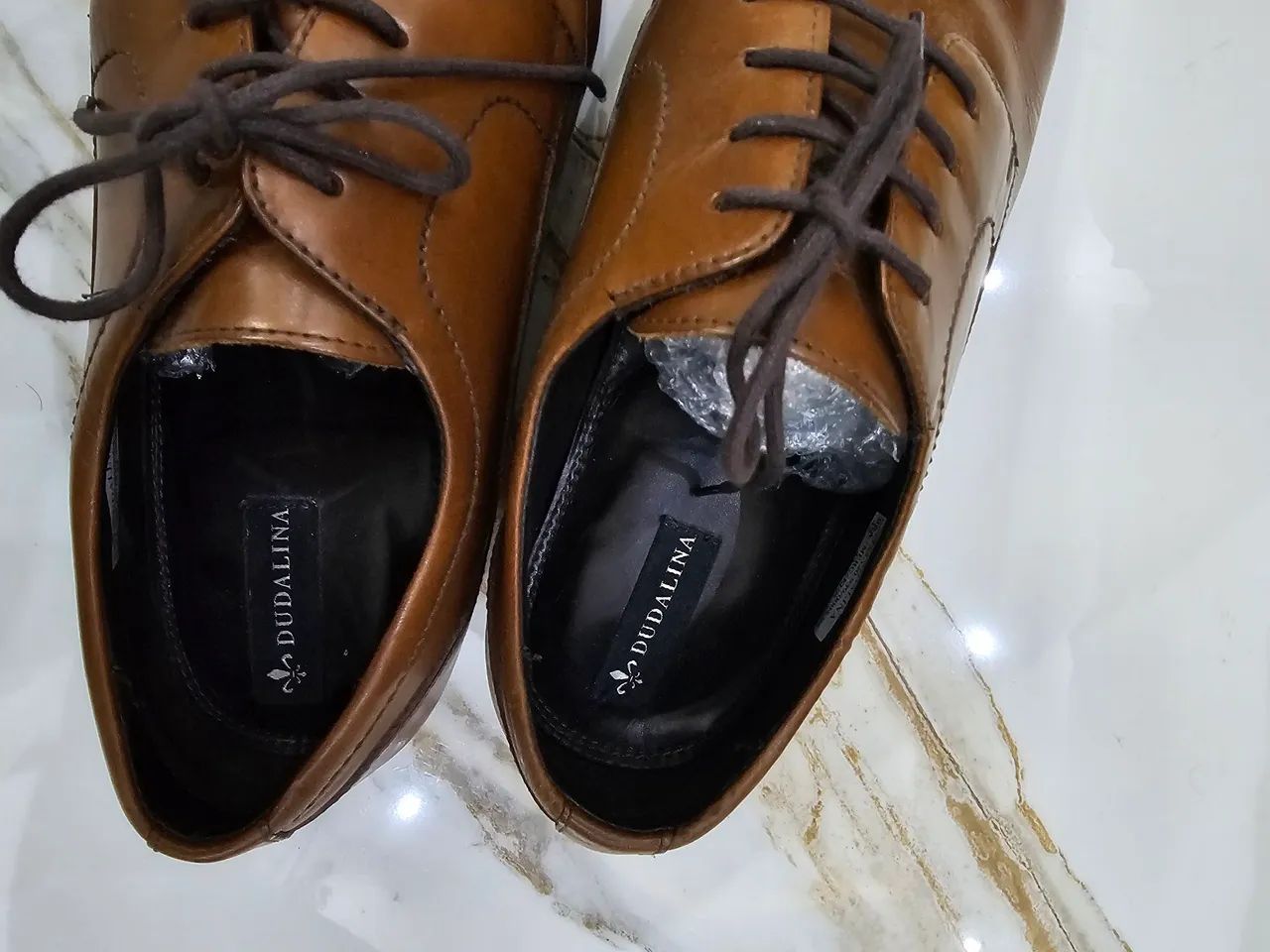 Sapatos Dudalina em Couro Marrom - Foto 4