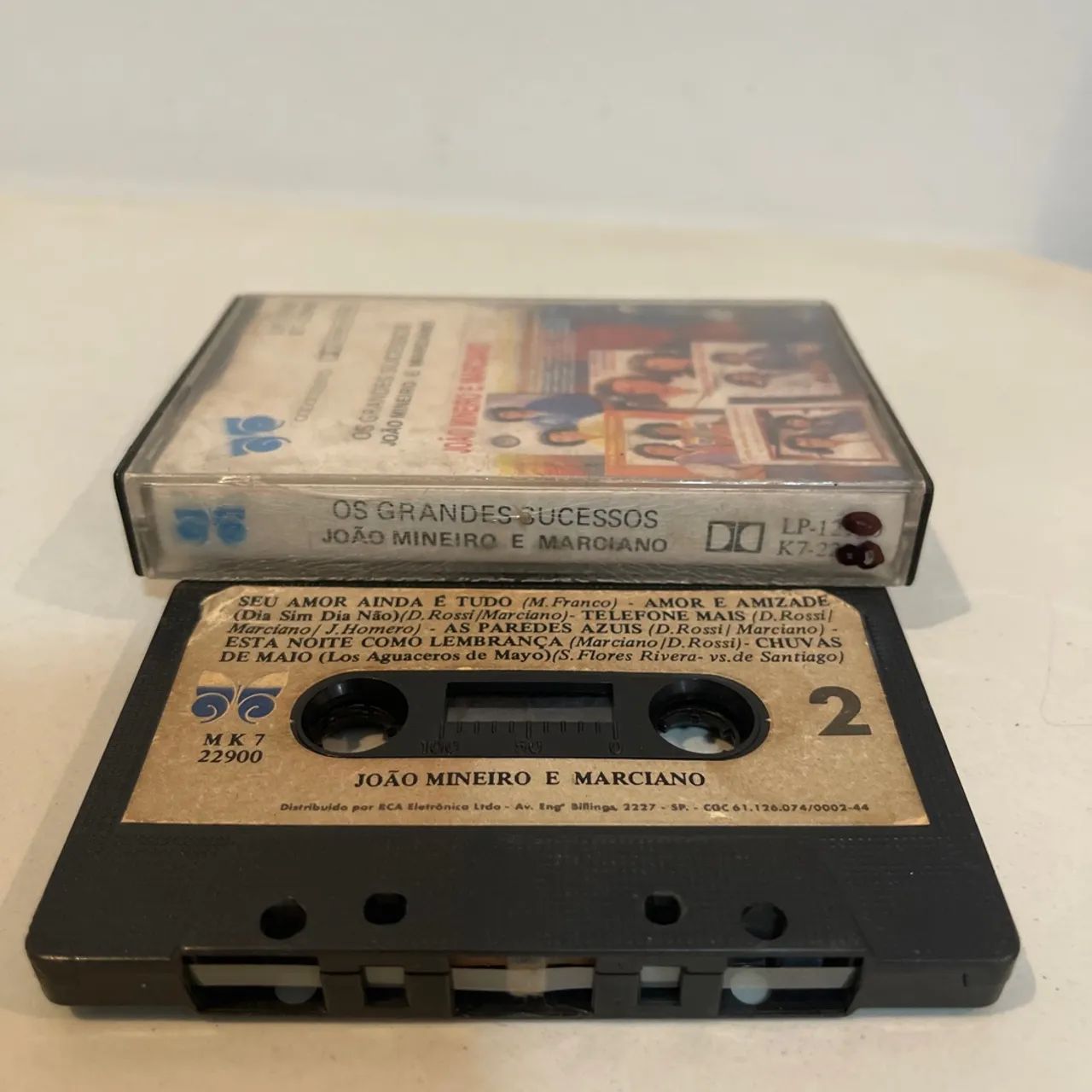 Os Grandes Sucessos - João Mineiro e Marciano - K7 - Foto 3