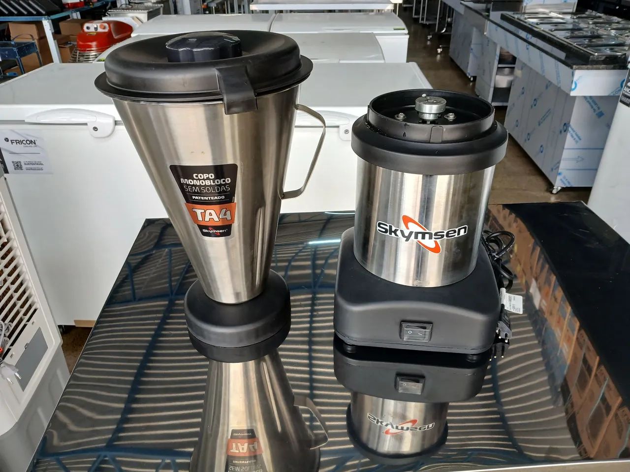Liquidificador Inox Alta Rotação 4 Litros Skymsen Ta-04mb-n<br> - Foto 2