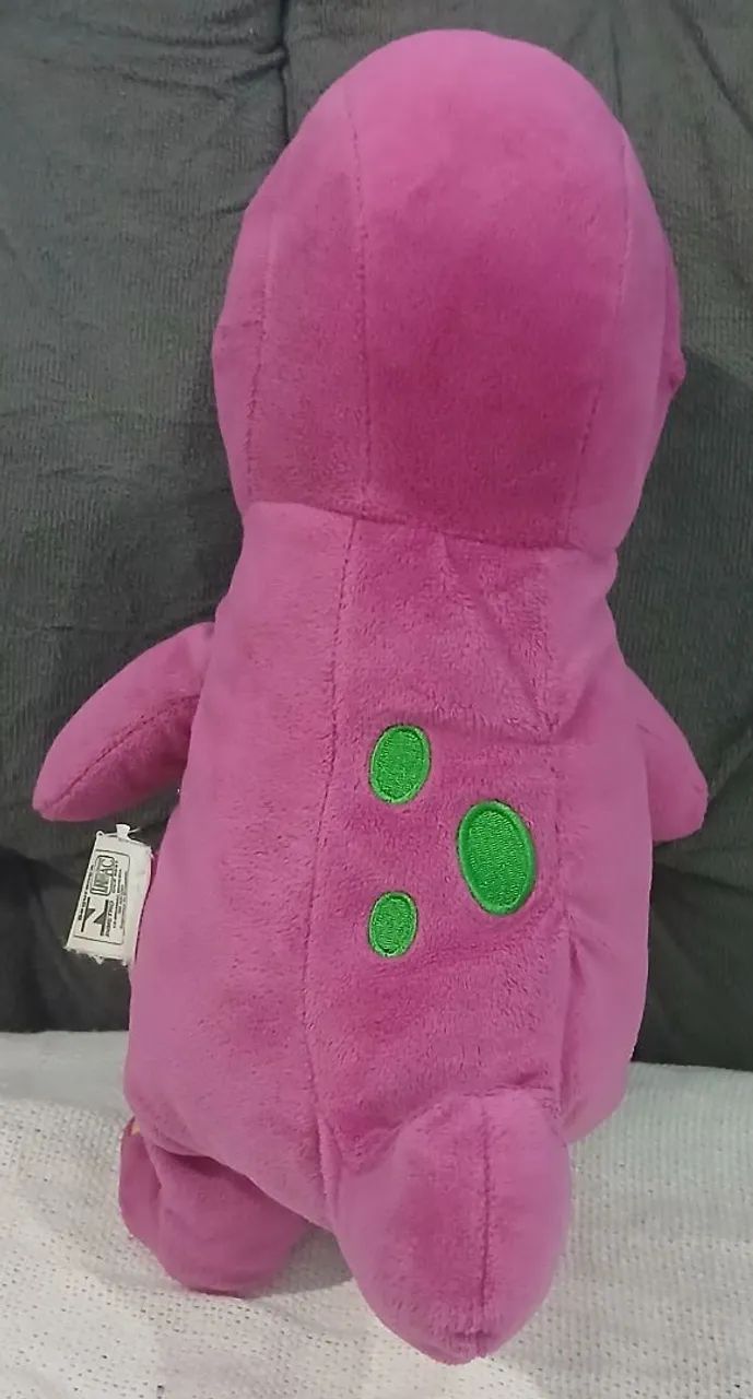 Barney de pelúcia 35cm multibrink 2011 - Foto 5