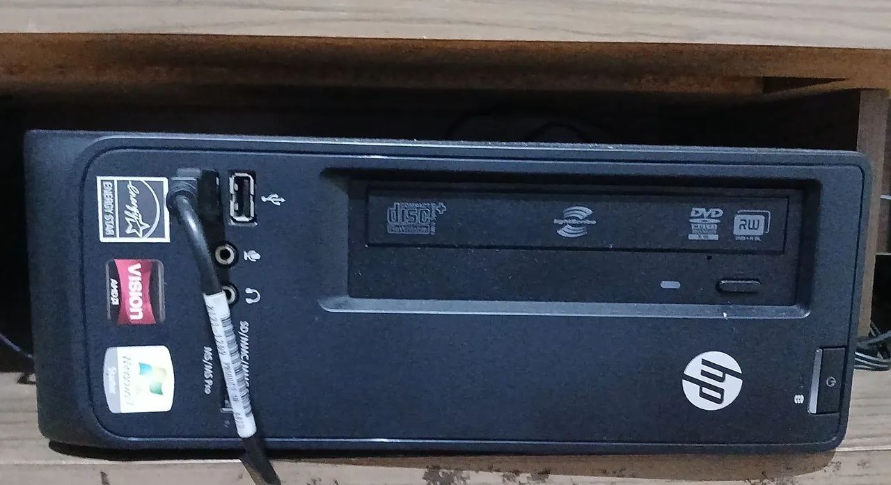 Pc HP Celeron 2gb memória hd 500- teclado, mouse, caixinha de som. - Foto 5