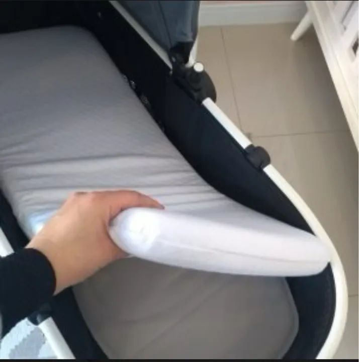 colchonete para carrinho de bebê moisés - universal - Foto 4
