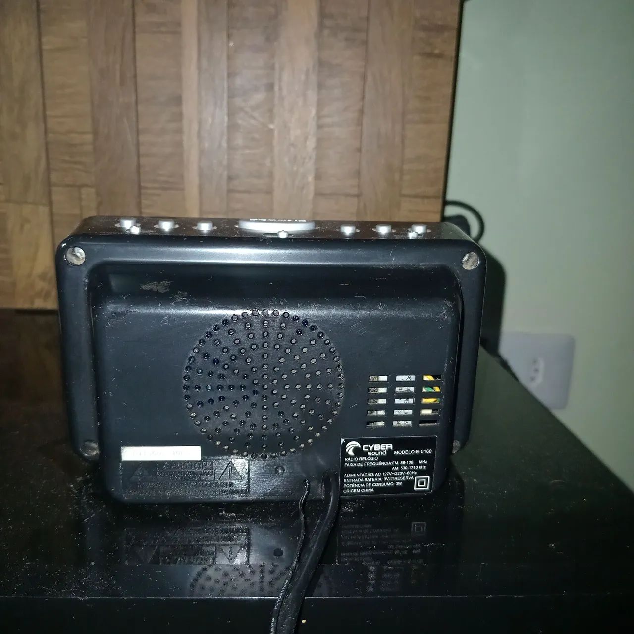 Rádio Relógio antigo  - Foto 2