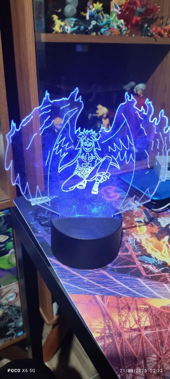 Luminária 3D Anime