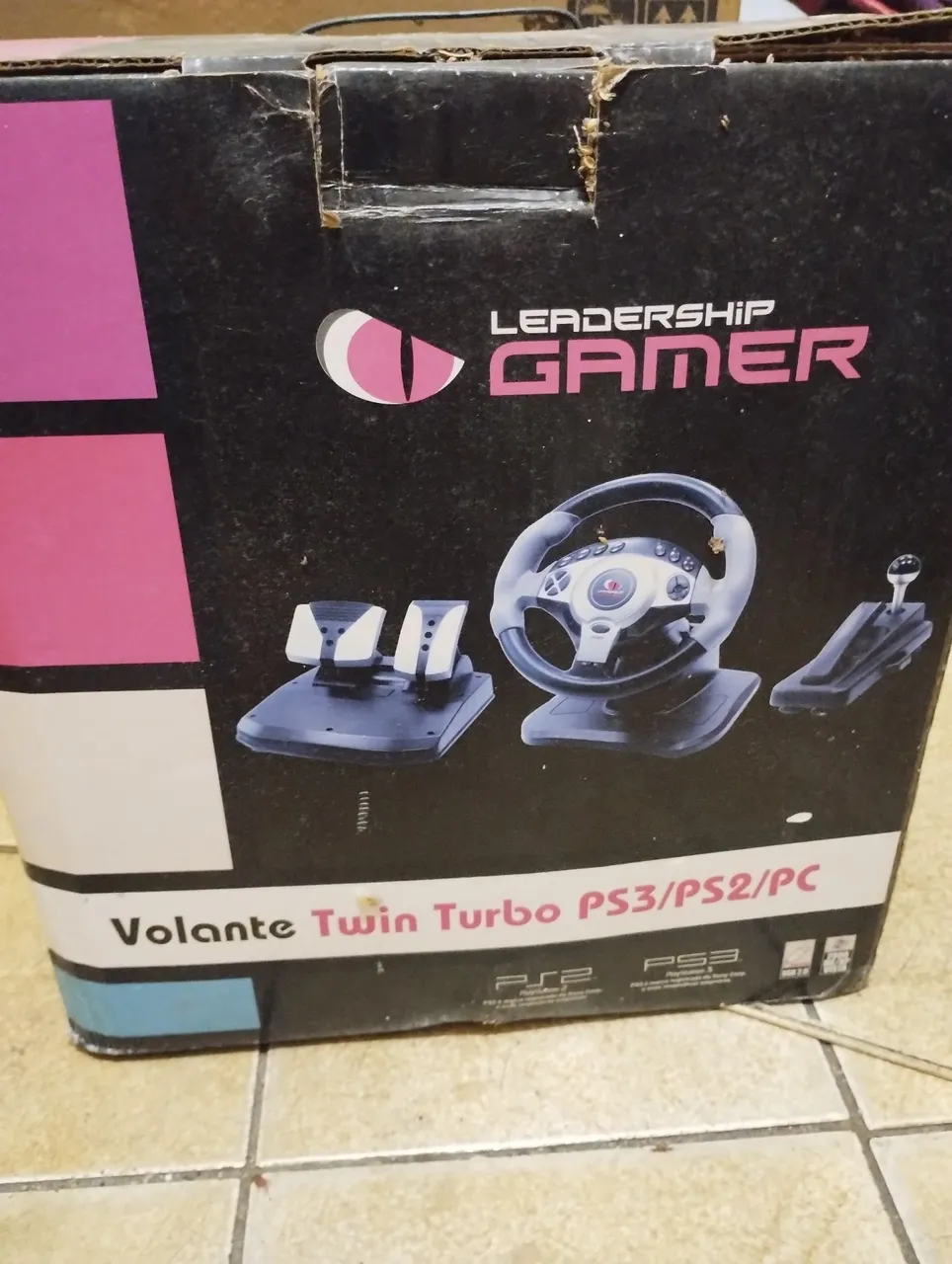Volante Twin Turbo PS3/PS2/PC Leadership Gamer