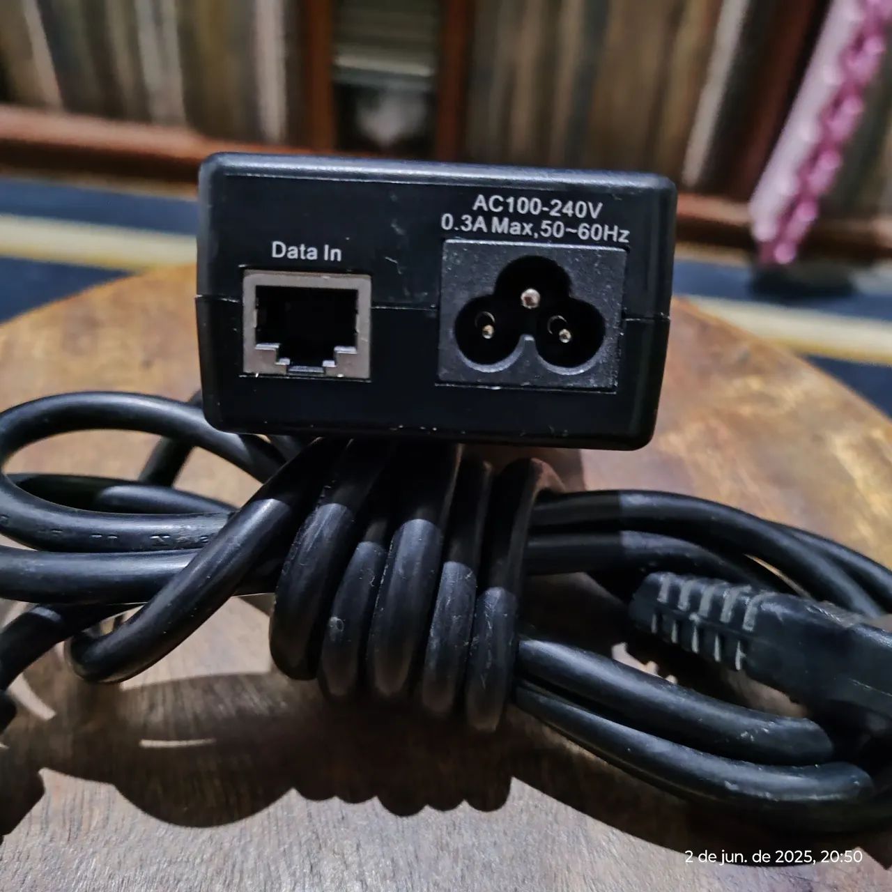 FPoE, power injector, fonte de Alimentação com Porta de Rede - Data In - Foto 5