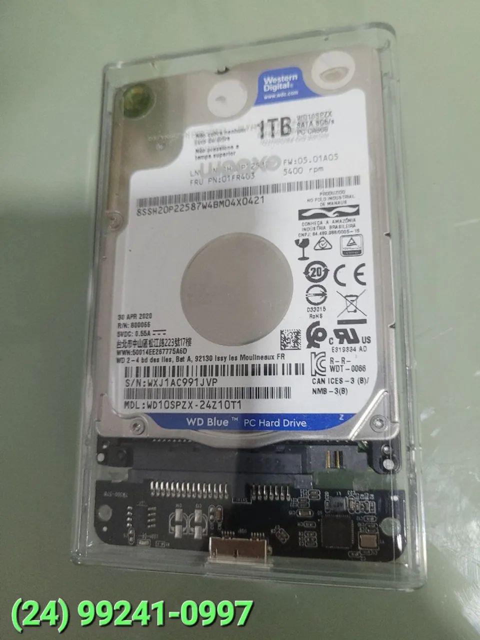 HD EXTERNO 1 TB e Case USB 3.0 - Ideal para PS3, PS4, Xbox 360 e Xbox One - Foto 2